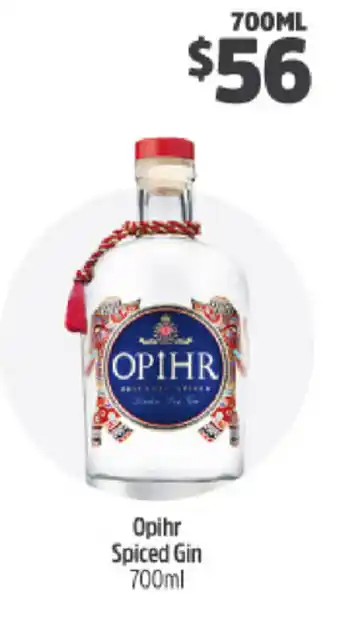 BWS Opihr Spiced Gin 700ml offer