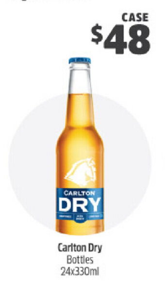 Carlton Dry Bottles 24x330ml
