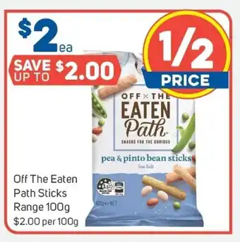 Foodland Off The Eaten Path Sticks Range 100g offer