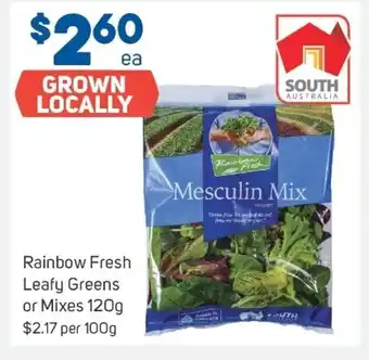 Foodland Rainbow Fresh Greens or Mixers 120g offer