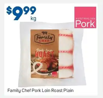 Foodland Family Chef Pork Loin Roast Plain offer