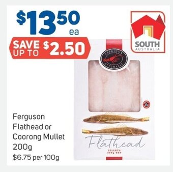 Foodland Ferguson Flathead or Coorong Mullet 200g offer