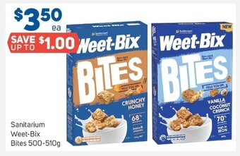 Foodland Sanitarium Weet-Bix Bites 500-510g offer