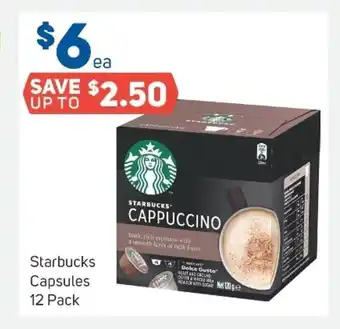 Foodland Starbucks Capsules 12 Pack offer