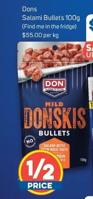 Dons Salami Bullets 100g