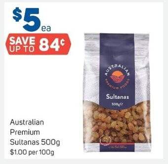 Foodland Australian Premium Sultanas 500g offer