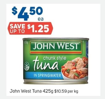 Foodland John West Tuna 425g offer