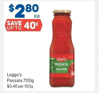 Foodland Leggo's Passata 700g offer