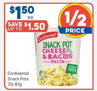 Continental Snack Pots 70-87g