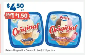 Foodland Peters Original Cream 2 Litre offer
