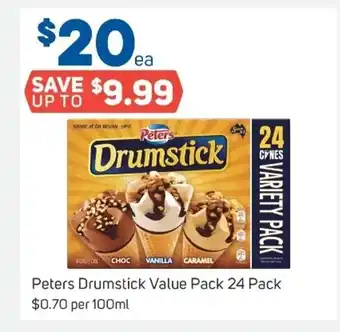 Foodland Peters Drumstick Value Pack 24 Pack offer