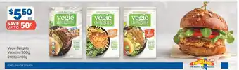 Foodland Vegie Delights Varieties 300g offer