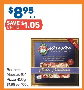 Foodland Bertocchi Maestro 10" Pizza 450g offer