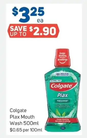 Foodland Colgate Plax Mouth Wash 500ml offer