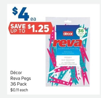 Foodland Decor Reva Pegs 36 Pack offer