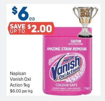 Foodland Napisan Vanish Oxi Action 1kg offer