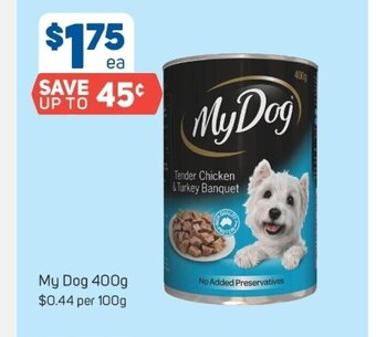 Foodland My Dog 400g offer