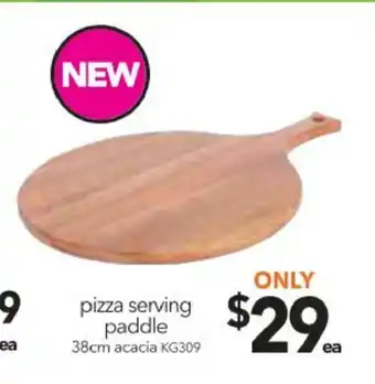 Cheap as Chips Pizza Serving Paddle 38cm acacia - KG309 offer