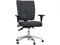Officeworks Pago Flash II Deluxe Alloy Base Chair Charcoal offer
