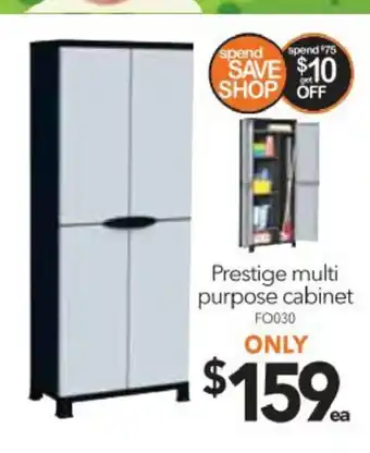 Cheap as Chips Prestige Multi Purpose Cabinet - FO030 offer