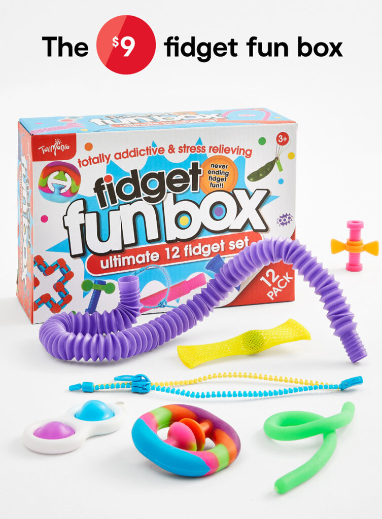 The fidget fun box offer at Kmart