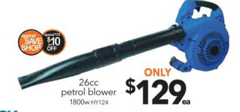 26cc Petrol Blower 1800w - HY124