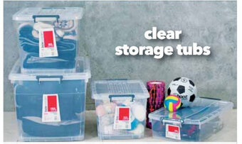 Cheap as Chips Clear Storage Tubs 32 Litre - FA6142 offer