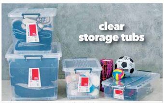 Cheap as Chips Clear Storage Tubs 90 Litre - FA6144 offer