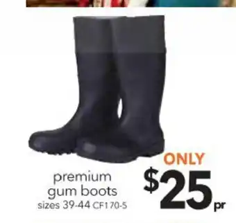 Cheap as Chips Premium Gum Boots Sizes 39-44 - CF170-5 offer
