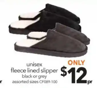 Cheap as Chips Unisex Fleece Lined Slipper - CF089-100 offer