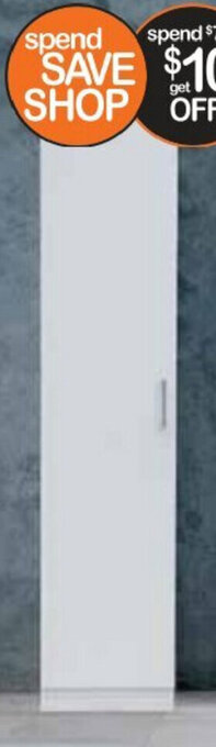 Cheap as Chips Single Door Pantry 4 Tier 180x40x40cm - FA5307 offer