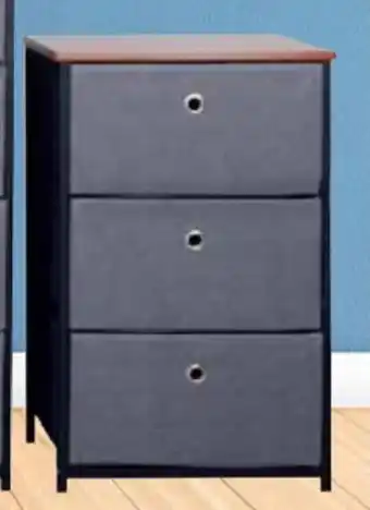 Cheap as Chips Canvas Drawer Units 3 Drawer Storage - FG140 offer