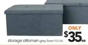 Cheap as Chips Storage Ottoman - FG154 offer