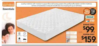 Cheap as Chips Dreamcom Mattress Essentials Queen - FG165 offer