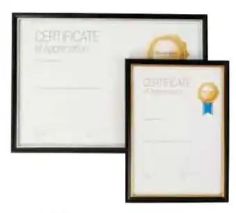 Cheap as Chips Certificate Frames Black or Silver A3 offer