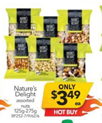 Nature's Delight Assorted Nuts 125g-275g