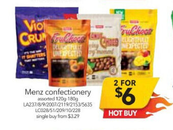 Cheap as Chips Menz Confectionery offer