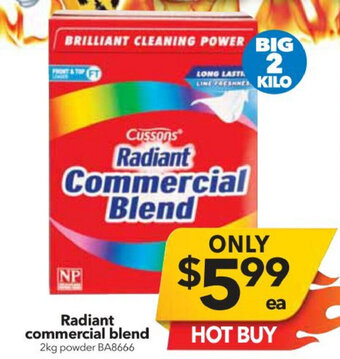 Cheap as Chips Radiant Commercial Blend 2kg Powder offer