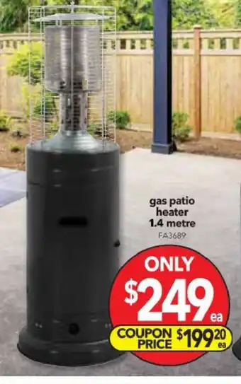 Cheap as Chips Gas Patio Heater 1.4 Meter offer