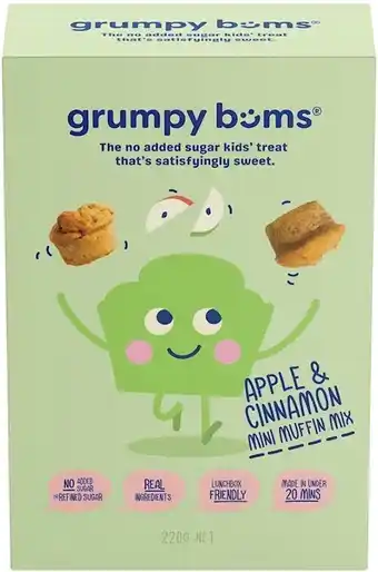 healthylife Grumpy bums apple and cinnamon mini muffins offer