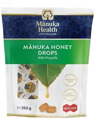 healthylife Manuka health mgo 400+ manuka honey drops propolis 250g offer