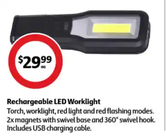 Coles Rechargeable LED Worklight offer