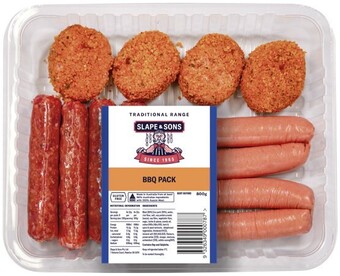IGA Slape & sons bbq pack 800g offer
