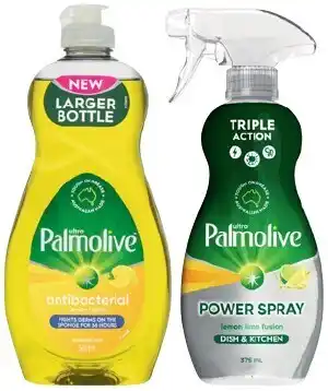 IGA Palmolive ultra dishwashing liquid 500ml or triple action power spray 375ml selected varieties offer