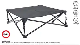 Coles Foldable Pet Bed offer