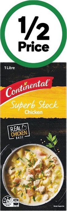 Woolworths Continental stock 1 litre offer