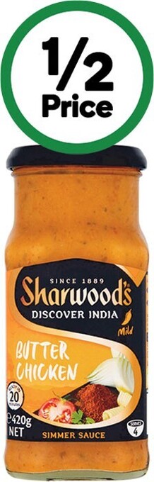 Woolworths Sharwood’s indian simmer sauce 420g offer