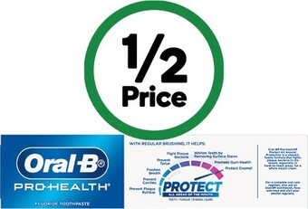 Woolworths Oral-b pro-health toothpaste 200g offer