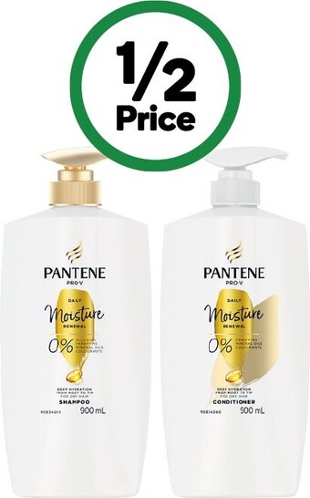 Woolworths Pantene pro-v shampoo or conditioner 900ml offer