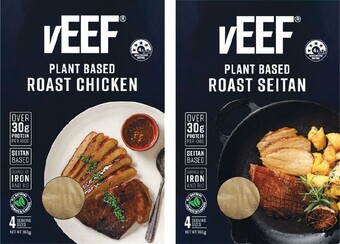 Woolworths Veef high protein plant based roast chicken or seitan roast 360g offer